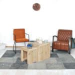 Steigerhouten salontafel Fleming