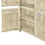 Steigerhouten kast Newport