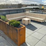 Steigerhouten massieve loungeset Superior