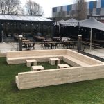 Steigerhouten massieve loungeset Superior