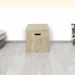 Steigerhouten krukje Ririe