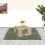 Steigerhouten salontafel Nedeva