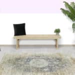 Steigerhouten bankje Aurora