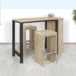Steigerhouten barkruk Duncan
