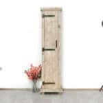 Steigerhouten kast Hobbs met industriële scharnieren