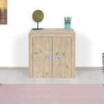 Steigerhouten kast Mesa