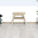 Steigerhouten krukje Marte