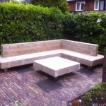 Steigerhouten design loungebank Randstad