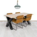Steigerhouten tafel Bangor
