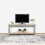 TV meubel Moneka met steigerbuizen frame