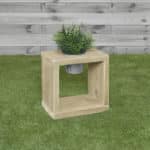 Steigerhouten bloembak Troy