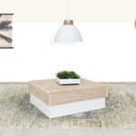 Steigerhouten salontafel Wirt