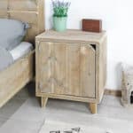 Steigerhouten nachtkastje Reva