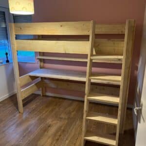 Steigerhouten (half)hoogslaper Ary