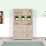 Steigerhouten kast Flom