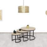 Steigerhouten salontafel Vina