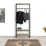 Steigerhouten kapstok Vian