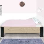 Steigerhouten bed Alvo