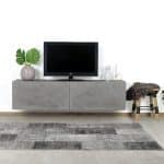 Betonlook TV meubel Laton met kleppen