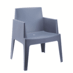 Box stoel donkergrijs