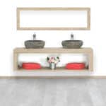 Steigerhouten badmeubel Ora