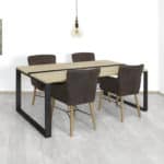 Steigerhouten tafel Belton