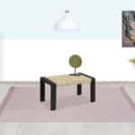 Steigerhouten salontafel Simla