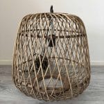 Elzet Gifts & Living Rotan hanglamp38,5x38,5 x36,5