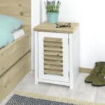 Steigerhouten nachtkastje Loiza