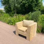 Steigerhouten tuinstoel Tunica