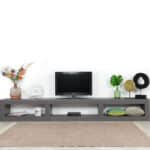 Betonlook TV meubel Catlin met open vakken