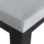 Betonlook bureau Amber met stalen frame