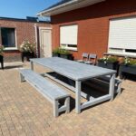 Douglashout tuintafel Rupert met dwarsbalken