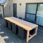 Douglashout tuintafel Rupert met dwarsbalken