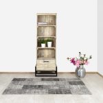 Steigerhouten kast Amado met industrieel onderstel