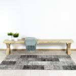 Steigerhouten bankje Ernul met X poten