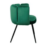 High five chair velvet - emerald groen