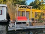 Steigerhouten hemelbed Barto
