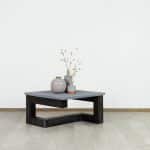 Betonlook salontafel Hessel met stalen frame