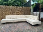 Steigerhouten loungebank Wana