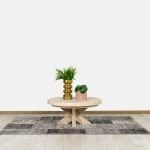 Steigerhouten salontafel Gilson met kruispoot