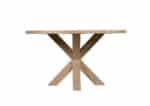 Eikenhouten tafel Trego met houten matrixpoot