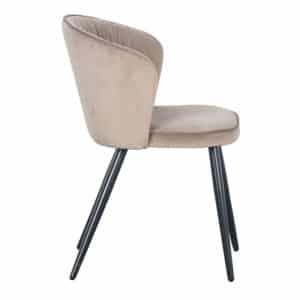 River chair velvet - zand