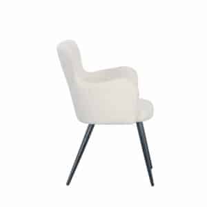 Wing chair wit zijkant