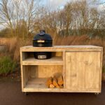 Steigerhouten buitenkeuken Yara 140 x 60 x 80 (OUTLET)