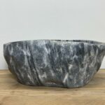 Natuurstenen waskom | W051 | 40x37x14 cm
