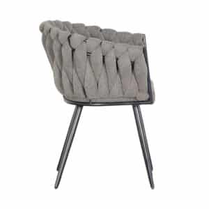 Wave chair taupe