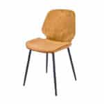 Stoel Ocean Velvet Okergeel