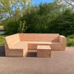 Douglas houten loungeset Arin