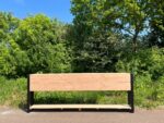 Douglas plantenbak Lune met legplank